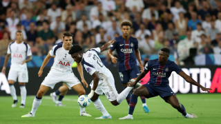 ПСЖ 0 1 Тотнъм Хотспър 45 1′ Край на първата