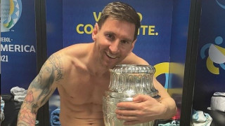 Суперзвездата на аржентинския национален отбор Лионел Меси изригна мощно в