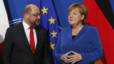 Германия на кръстопът - Шулц изпревари Меркел