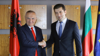 Премиерът Кирил Петков се срещна с президента на Албания Илир Мета