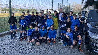 Президентът на Българския футболен съюз Борислав Михайлов поздрави младите таланти