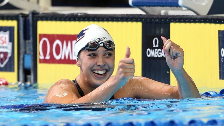 Кейтлин Бейкър подобри световен рекорд в плуването