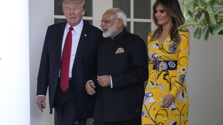 Сътрудничеството, търговията и климатичните промени обсъждат Тръмп и Моди 