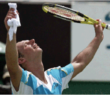 Индиън Уелс: Давид Налбандян се наложи с 6:7, 6:2, 6:0 над Пол Анри Матио