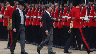 Японското императорско семейство пристигна във Великобритания