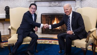Президентът на САЩ Джо Байдън и японският премиер Фумио Кишида