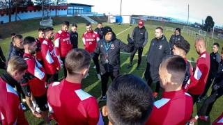 Отборът на проведе днес възстановителна тренировка на клубната си база