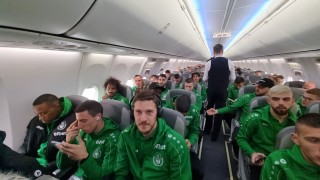 Хебър замина тази сутрин с група от 23 футболисти за