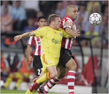 Шампионска лига: ПСВ Айндховен - Ливърпул 0:3