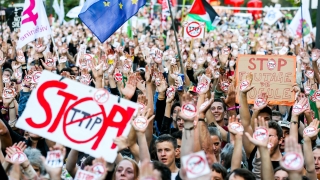Хиляди на протест в Брюксел срещу ТТИП и CETA