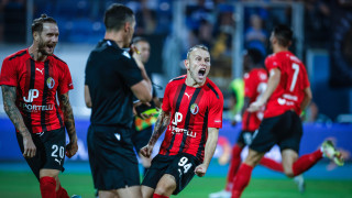 Съдията Ищван Ковач който допусна грешката преди гола на Хамрун