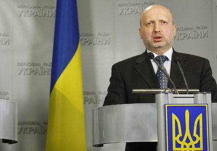 Турчинов нарече „фарс” референдума в Източна Украйна