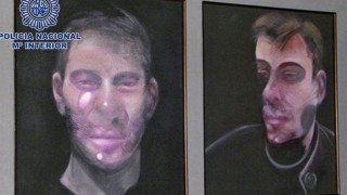 Испанската полиция откри три от петте картини на Франсис Бейкън