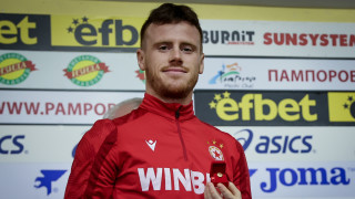 Халфът на ЦСКА Тобиас Хайнц който пропусна мача с Берое