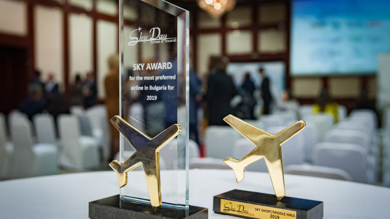 Bulgaria Air с награда за най-предпочитаната авиокомпанията на българския пазар