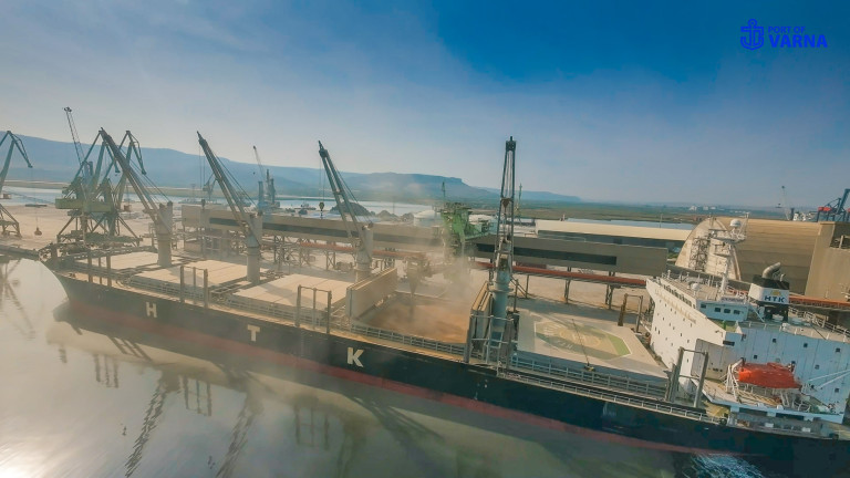 Нов зърнен терминал към пристанище Варна е вече в експлоатация.