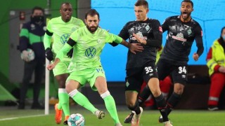 Волфсбург и Вердер Бремен си спретнаха истинско зрелище в мача