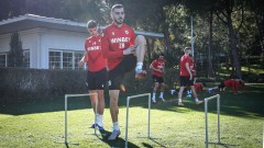 ЦСКА тренира за сила и скорост