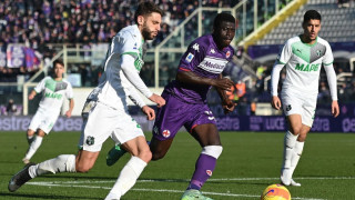 Фиорентина и Сасуоло не се победиха 2 2 в мач от 18 ия кръг