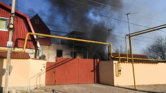 Пожар в петролна база в Кривой Рог