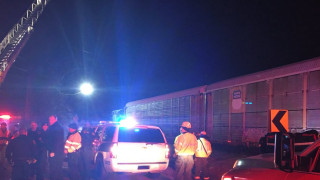 Влак превозващ 139 пътници се е ударил с товарен влак