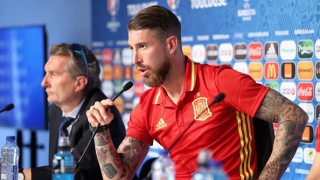 Капитанът на националния отбор на Испания Серхио Рамос написа доста