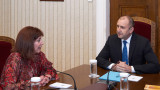 Президентът се срещна с главния съдебен инспектор Теодора Точкова