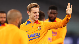 Нидерландската звезда на Барселона Френки де Йонг изрази щастието си