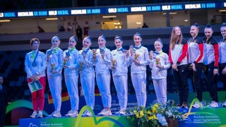 Президентът на Българска федерация художествена гимнастика Илиана Раева е доволна