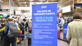 Скандинавските авиолинии SAS отменят над 600 полета, засегнати са 72 000 пътници