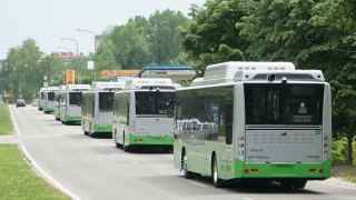 Габрово се сдоби с осем екологични автобуса
