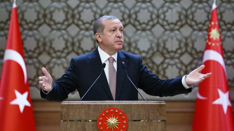Ердоган обяви, че е натъжен от свалянето на руския самолет