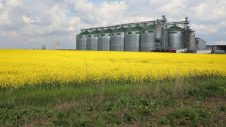 Няколко съоръжения за съхранение на зърно в Украйна са били