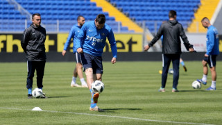 Левски проведе тренировка преди утрешното гостуване на Ботев Пловдив Двубоят