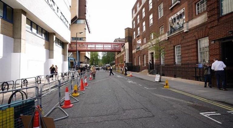 Районът към болничното заведение е отцепен