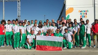 Министърът на спорта Красен Кралев поздрави Мариела Костадинова и Панайот