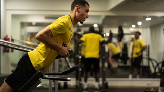 Ботев Пловдив проведе занимания изцяло във фитнеса в днешния ден