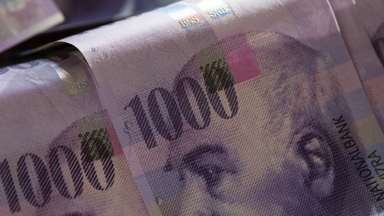По-голямата част от банкнотите с висок номинал в Швейцария се