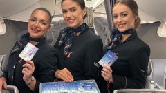 &bdquo;България Еър&ldquo; изненада пътниците си с мартеници