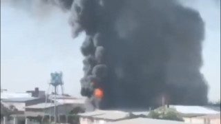 Мощен взрив последван от голям пожар избухна в град Машхад