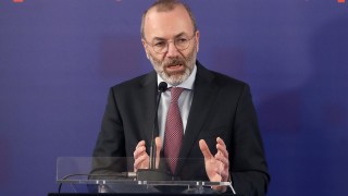Лидерът на Европейската народна партия ЕНП основна центристко дясно политическа група в