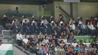 Президентът на Българския футболен съюз Борислав Михайлов си тръгна още преди