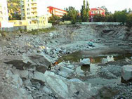 Взривни работи на Марково тепе в Пловдив