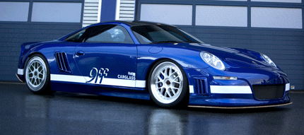 9ff Porsche GT9 взима на мушка Veyron