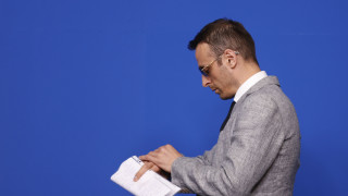 Кандидатът за президент на Българския футболен съюз Димитър Бербатов и екипът