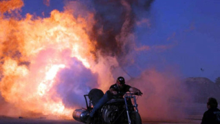 Австралийци монтираха реактивен двигател на мотоциклет