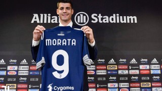 Новият централен нападател на Ювентус Алваро Мората бе официално