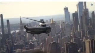 Президентът на САЩ Доналд Тръмп показа Ню Йорк от борда