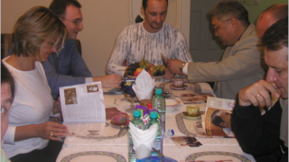 Българската делегация на чай при Топалов