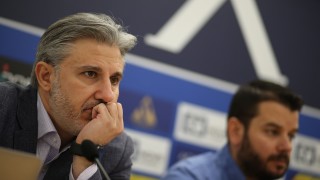 Изпълнителният директор на Левски Павел Колев даде пресконференция днес Конкретният